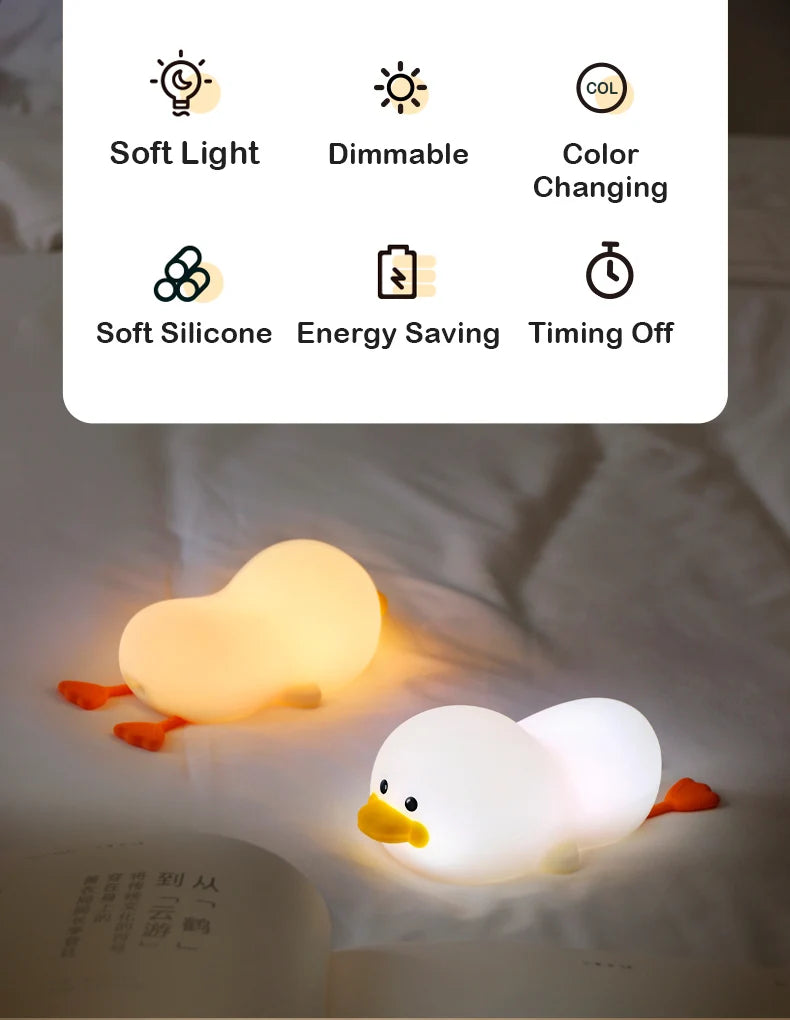 Doudou™ Silicone Duck Night Lamp
