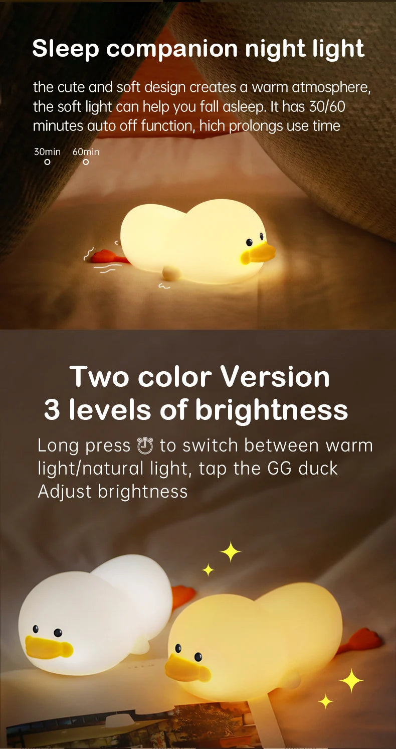 Doudou™ Silicone Duck Night Lamp