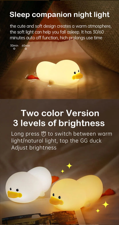 Doudou™ Silicone Duck Night Lamp