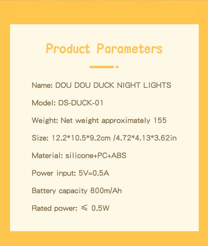 Doudou™ Silicone Duck Night Lamp
